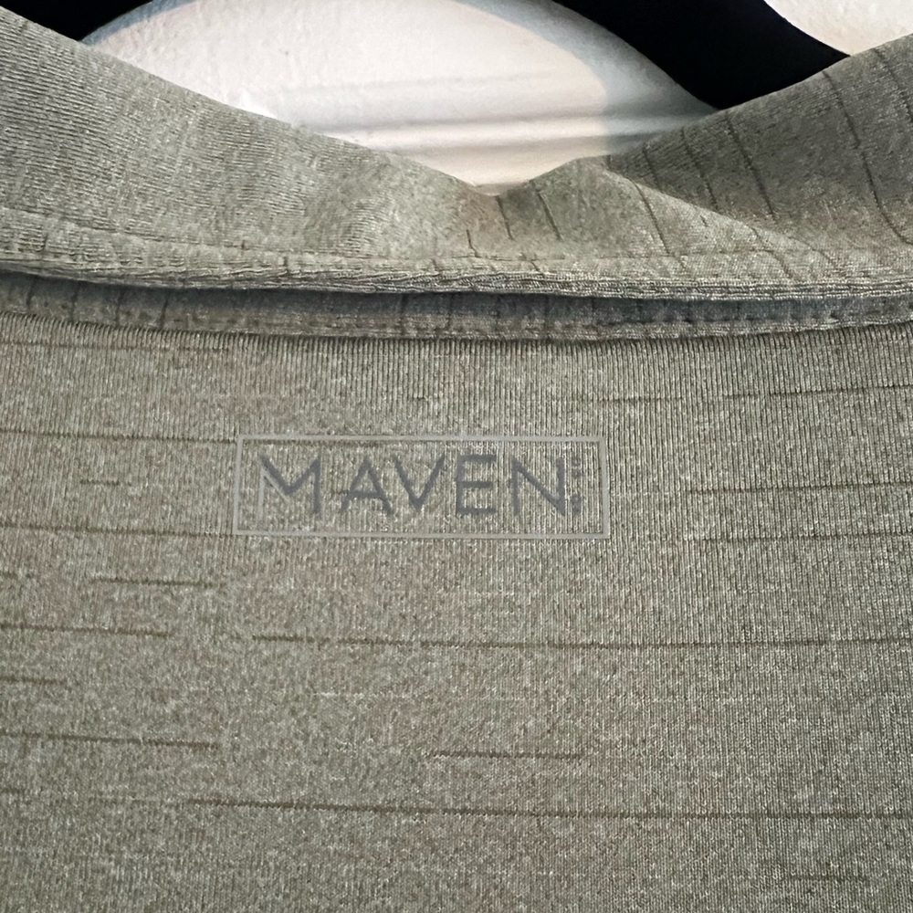 Maven Co-op Men's Green Polo Shirt - Picture 3 of 6